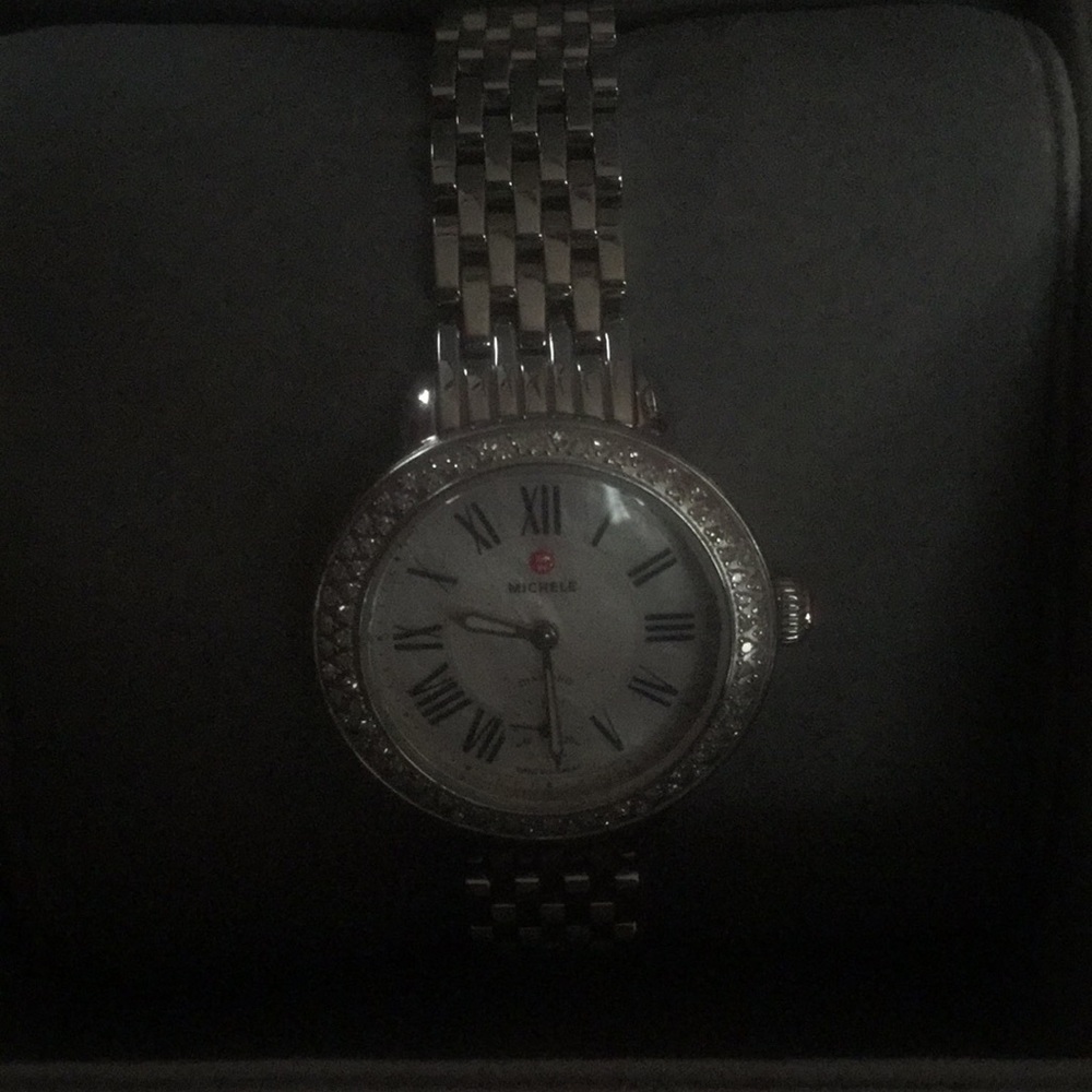 Michele diamond watch